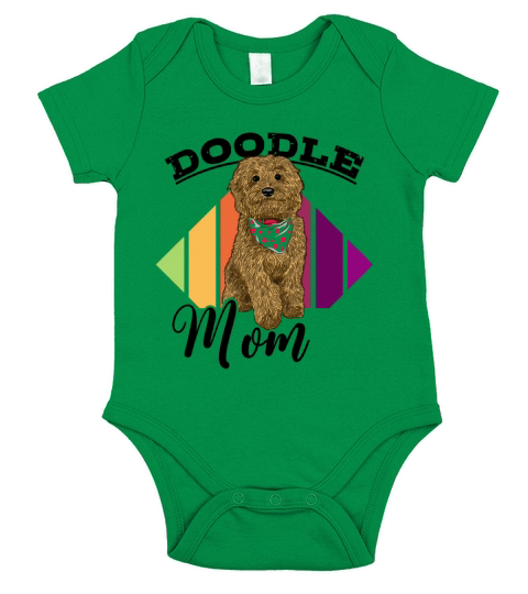 Womens Doodle Mom Labradoodle Goldendoodle Short Sleeve Baby One-Piece