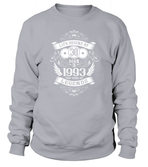 30th Birthday Gifts Vintage 1993 Birthday Sayings Sweatshirt Unisex