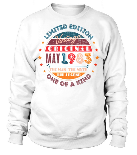 Vintage May 1983 Sweatshirt Unisex