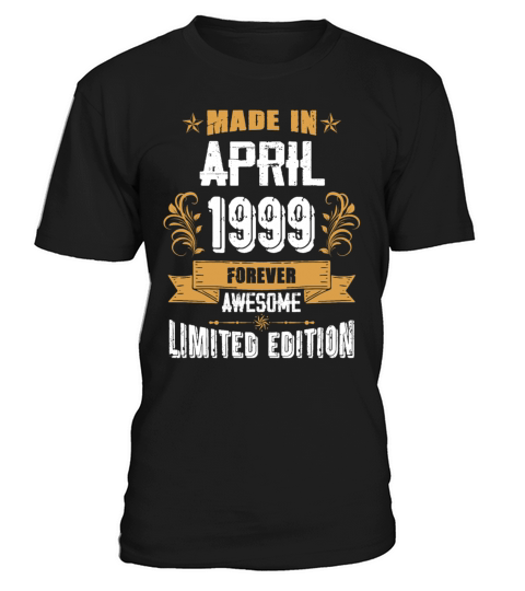 April 1999 Vintage Birthday Present T-Shirt Unisex
