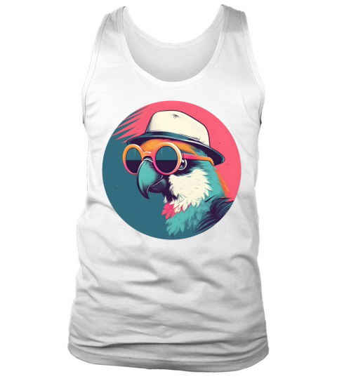 80s 90s Parrot Lovers Vintage Tank Top Unisex