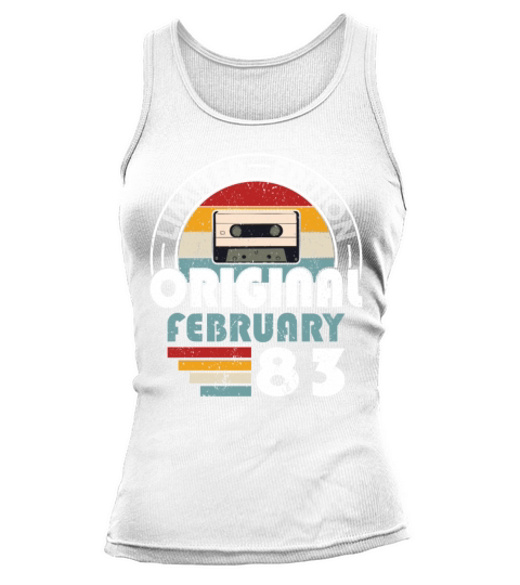 40th birthday february 1983 original 198340th birt Tank top Woman