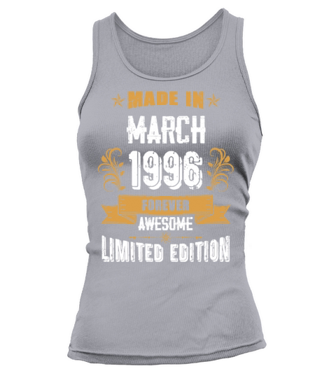 March 1996 Vintage Birthday Present Tank top Woman