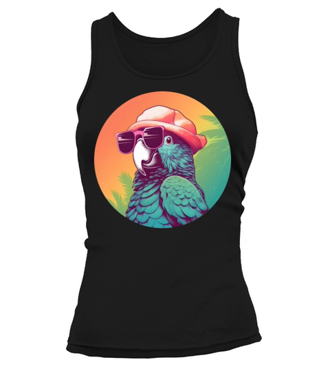 Retro Vintage Parrot Lovers Style Tank top Woman