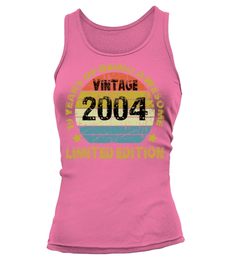 Vintage 2004 Limited Edition 19 Years Of Being Awe Tank top Woman