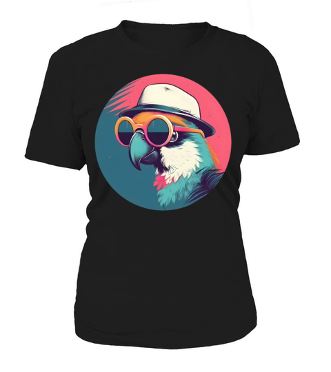 80s 90s Parrot Lovers Vintage Women's T-Shirt