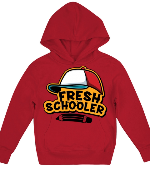 Preschool Kids Back To School Fresh Schooler Kids Hoodie