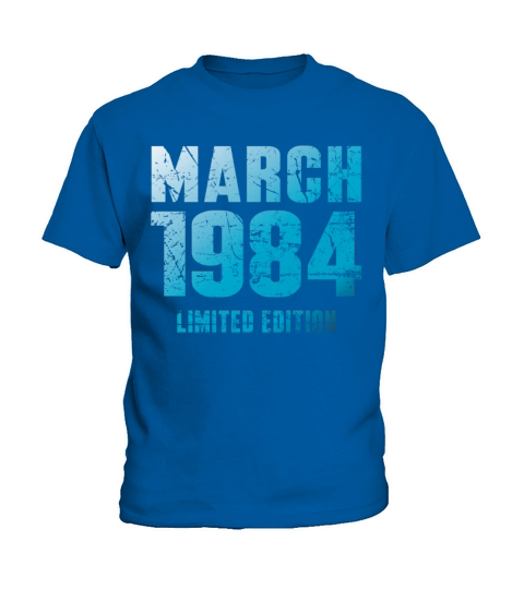 March 1984 Limited Edition Birthday Present Kids T-Shirt