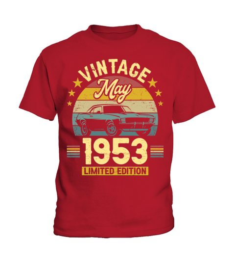 May 1953 70 Years Old Vintage 70th Birthday Kids T-Shirt