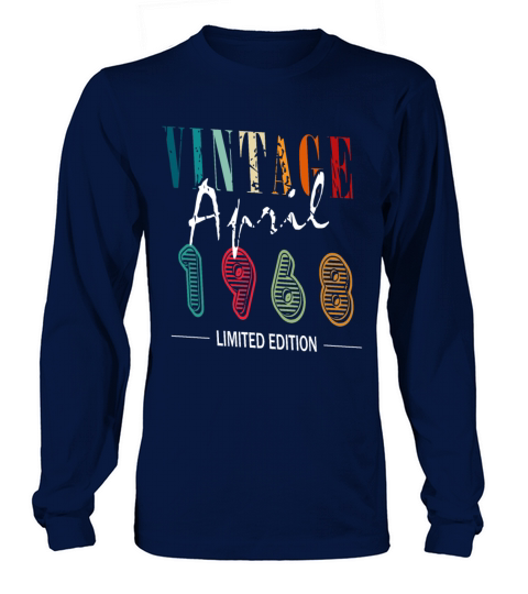 April 1968 Limited Edition Geburtstag Long sleeved Unisex