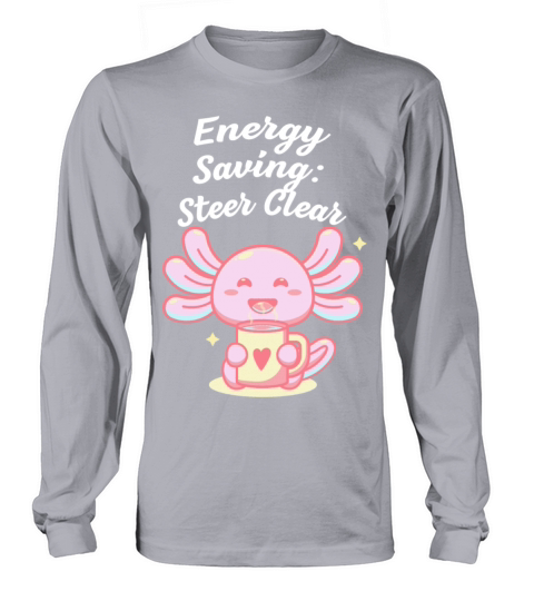 Energy Saving Steer Clear Introvert Sayings Antiso Long sleeved Unisex