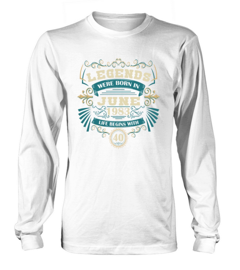 Legend 40 June 1983 Vintage Long sleeved Unisex