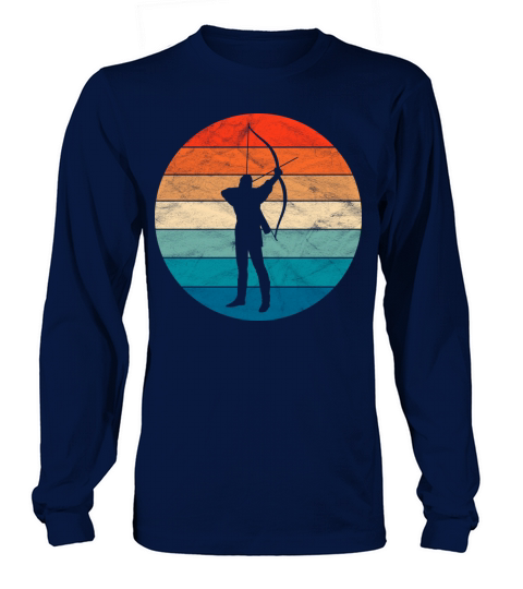Vintage Retro Archery Long sleeved Unisex