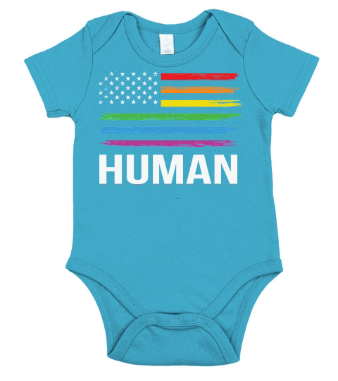 Bisexual Pride Human LGBT American Short Sleeve Baby One-Piece