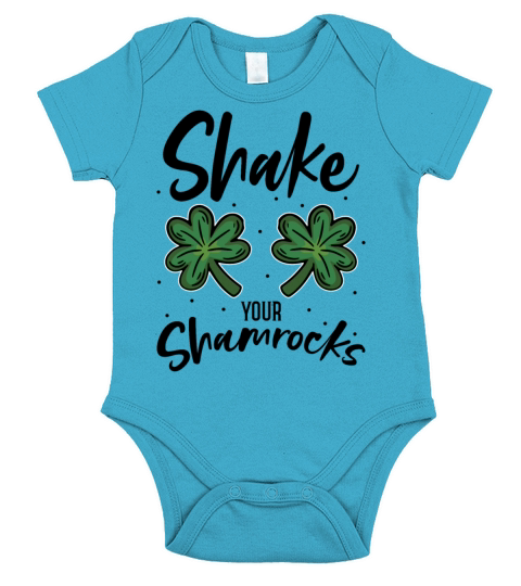 Funny Irish Saint Patricks Day Shake Your Short Sleeve Baby One-Piece