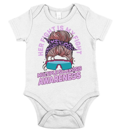 Her Fight is My Fight Short Sleeve Baby One-Piece