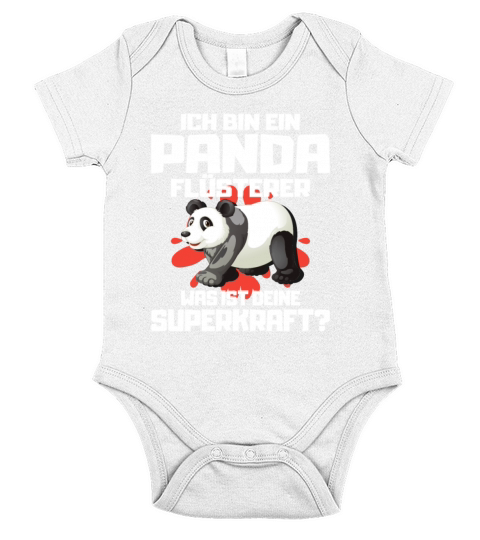 Panda Short Sleeve Baby One-Piece