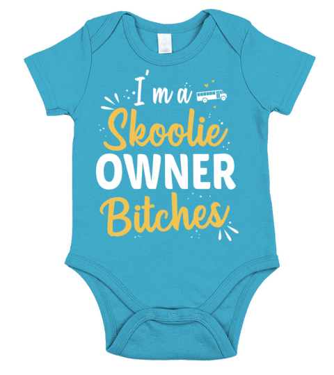 Skoolie Love Design For A Skoolie Owner Short Sleeve Baby One-Piece