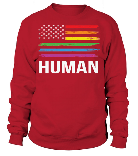 Bisexual Pride Human LGBT American Sweatshirt Unisex