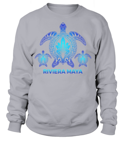 Vintage Riviera Maya Mexico MX Turtle Souvenirs Sweatshirt Unisex