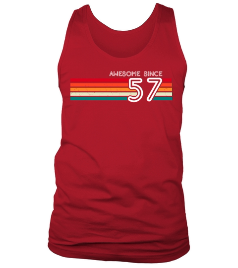 Awesome Since 1957 66th Birthday Gifts 66 Years Tank Top Unisex