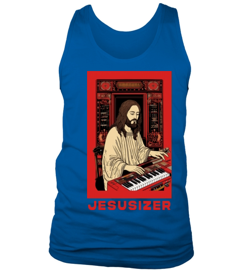 Divine Analog Adventures - Retro Synth Jesus Fan Tank Top Unisex