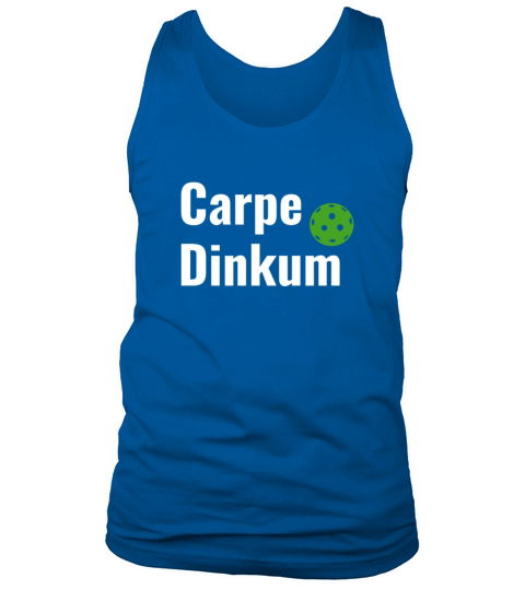 PicklebalI Carpe Dinkum Pickleball Quote Funny Pun Tank Top Unisex