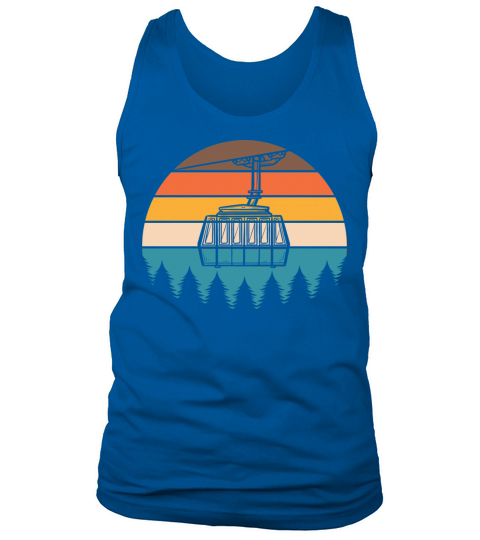 Retro Cable Car I Bergbahn I Gondel Tank Top Unisex
