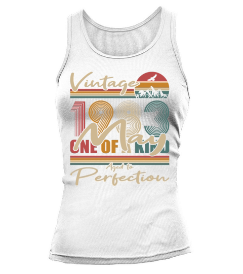 40th birthday may 1983 vintage 1983 Tank top Woman