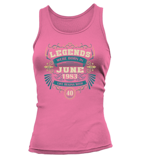Legend 40 June 1983 Vintage Tank top Woman