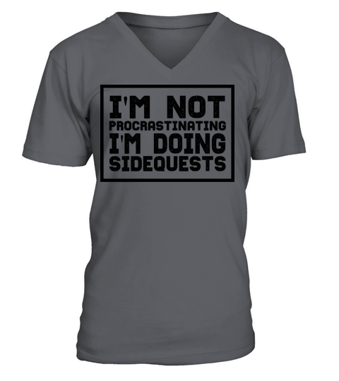 Im Not Procrastinating Im Doing Side Quests V-Neck T-shirt