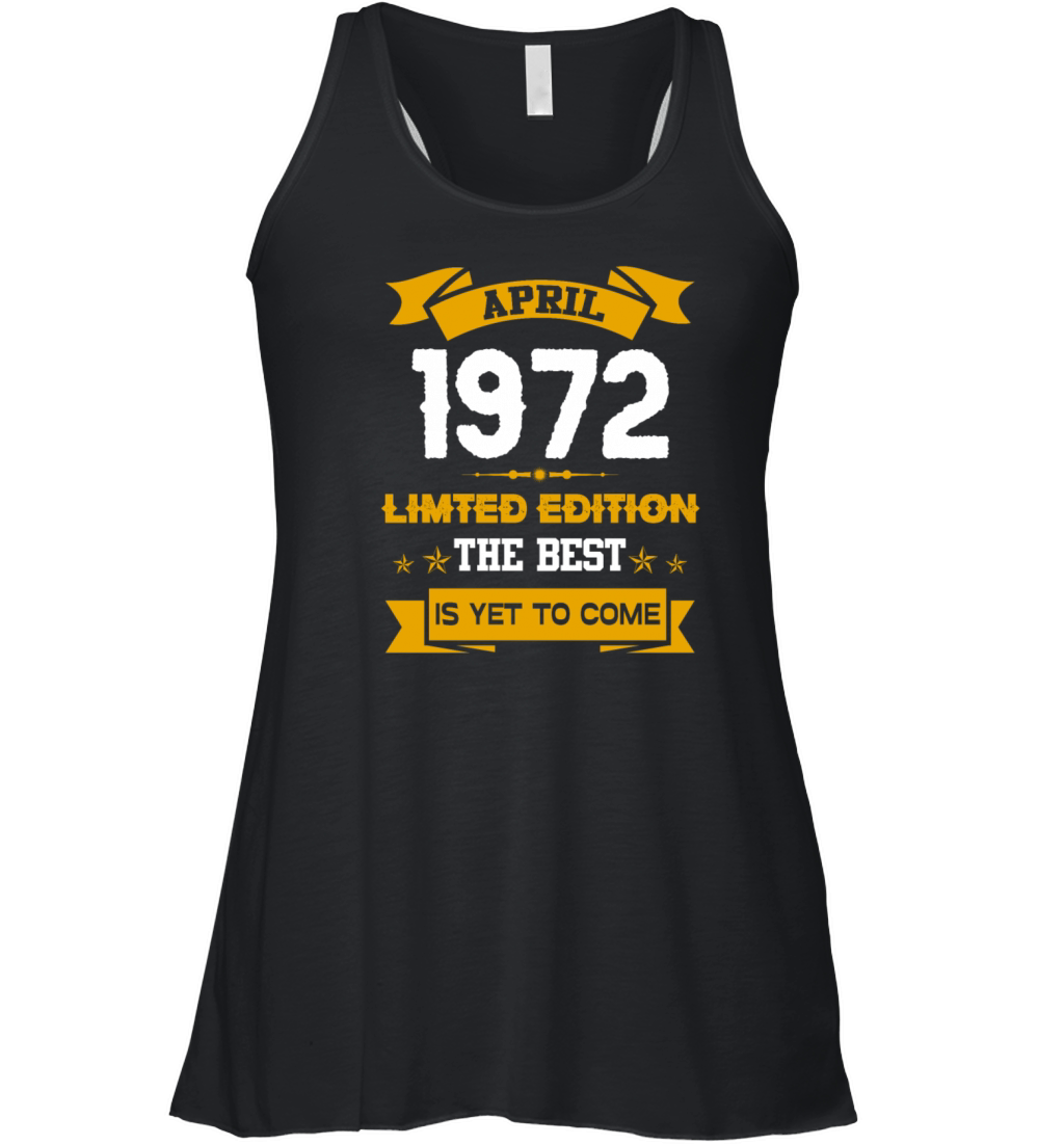 April 1972 Birthday Surprise Women's Flowy Tank Top