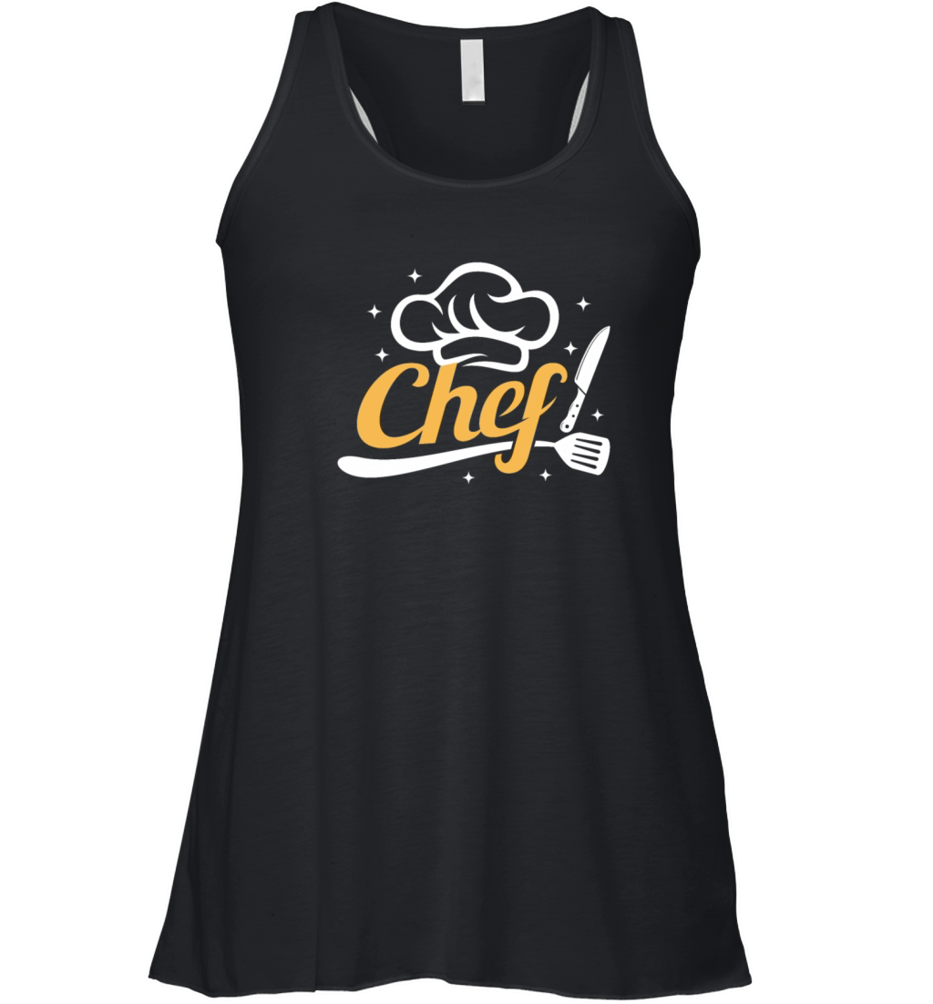 Chef Cooking Tools Chefs Hat Professional Chef Ki Women's Flowy Tank Top