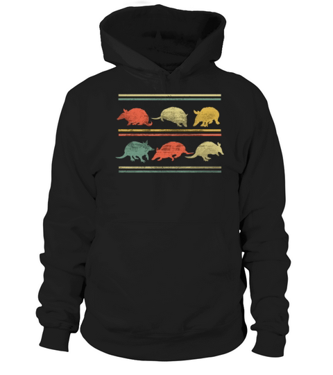 Retro Vintage Armadillo Lover Animal Father Day Hoodie Unisex