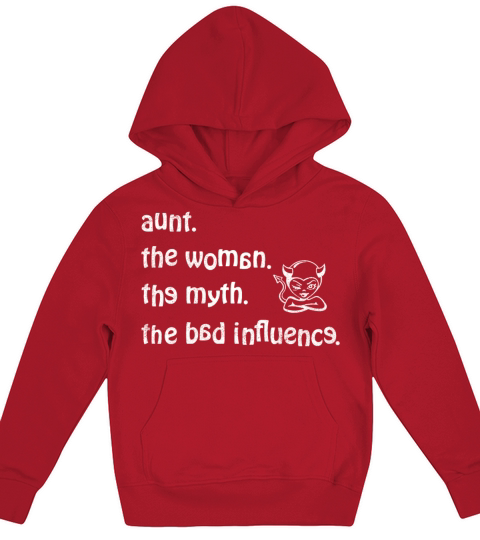 aunt the woman the myth the bad influence vintage Kids Hoodie