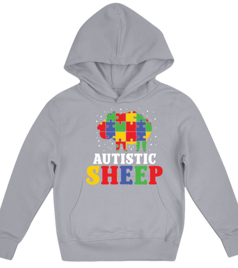 Autism disorder autistic sheep autism awareness Kids Hoodie