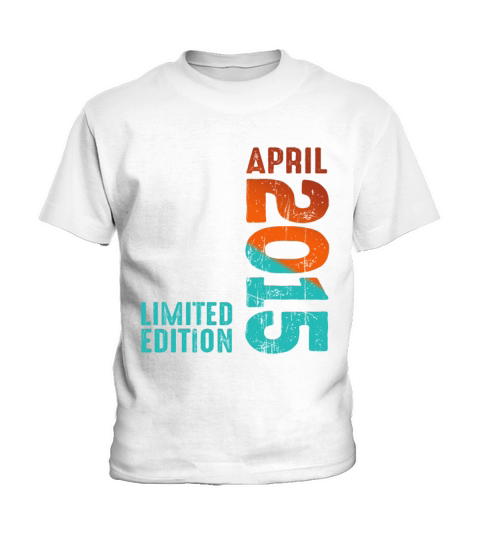 Since April 2015 Year 2015 Retro Vintage 2015 Kids T-Shirt