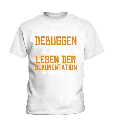 Stundenlanges Debuggen Full Stack Coder Software Kids T-Shirt