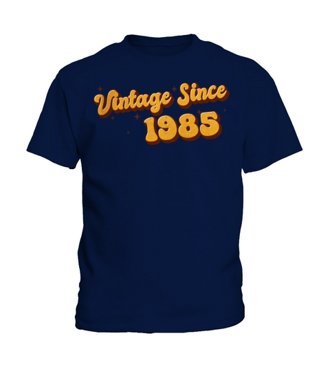 Vintage since 1985 38 Years Old - Groovy 38th Kids T-Shirt