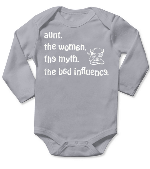 aunt the woman the myth the bad influence vintage Long Sleeve Baby One-Piece