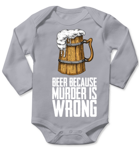 Beer Alcohol Long Sleeve Baby One-Piece