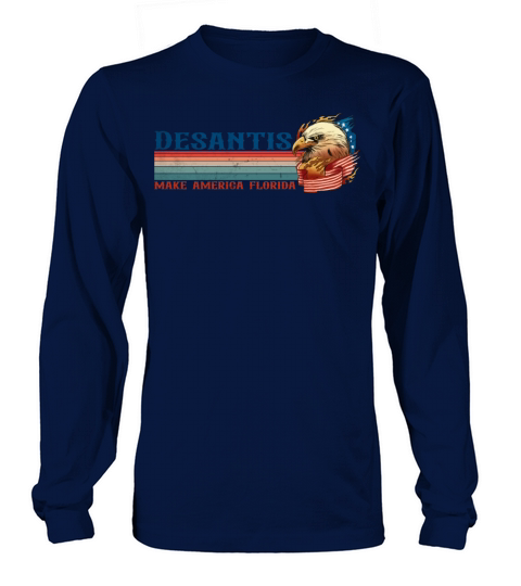 Vintage Distressed Desantis 2024 Election Long sleeved Unisex