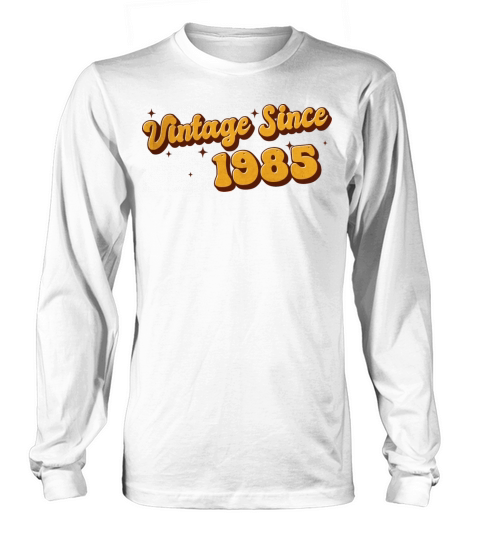 Vintage since 1985 38 Years Old - Groovy 38th Long sleeved Unisex