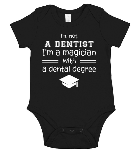 Dds Funny Dentist Dental Student Humor Graduation Short Sleeve Baby One-Piece