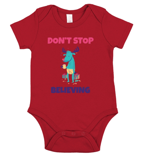 Don’t Stop Believing Short Sleeve Baby One-Piece