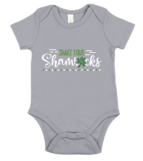 Funny Irish Saint Patricks Day Shake Your Short Sleeve Baby One-Piece