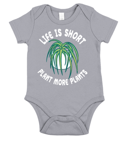 Funny Plant Quote Garden Lover Short Sleeve Baby One-Piece