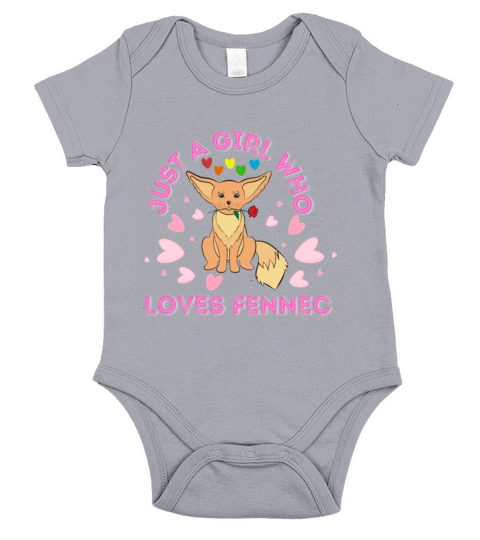 just a girl who loves fennec Short Sleeve Baby One-Piece