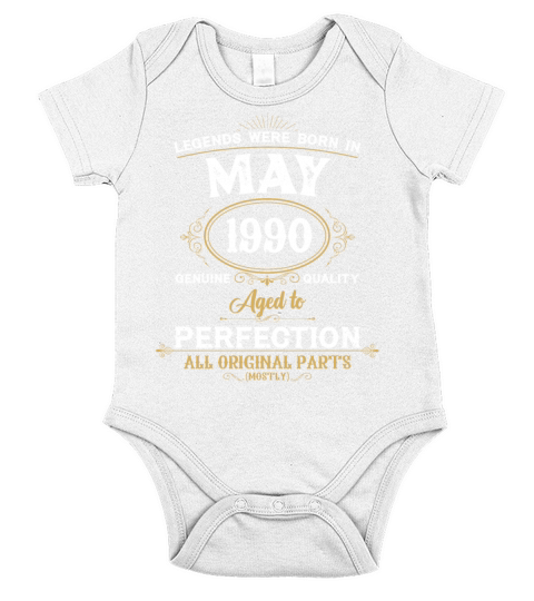 Legends Were Born In May 1977 Short Sleeve Baby One-Piece