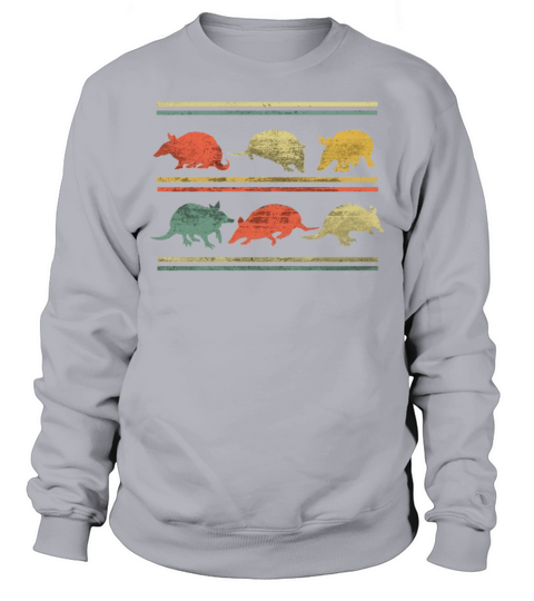 Retro Vintage Armadillo Lover Animal Father Day Sweatshirt Unisex